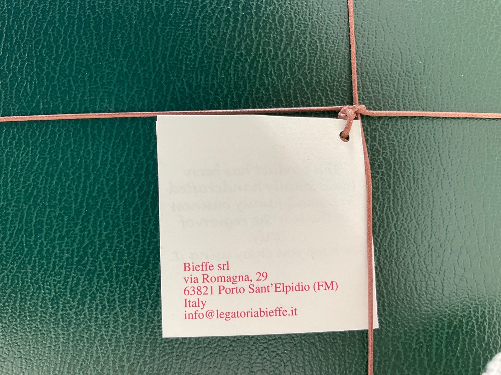 Bieffe~3 Journal/Notebook~hand-made in ITALY~Hunter Green~Perfect Gift~NWT~