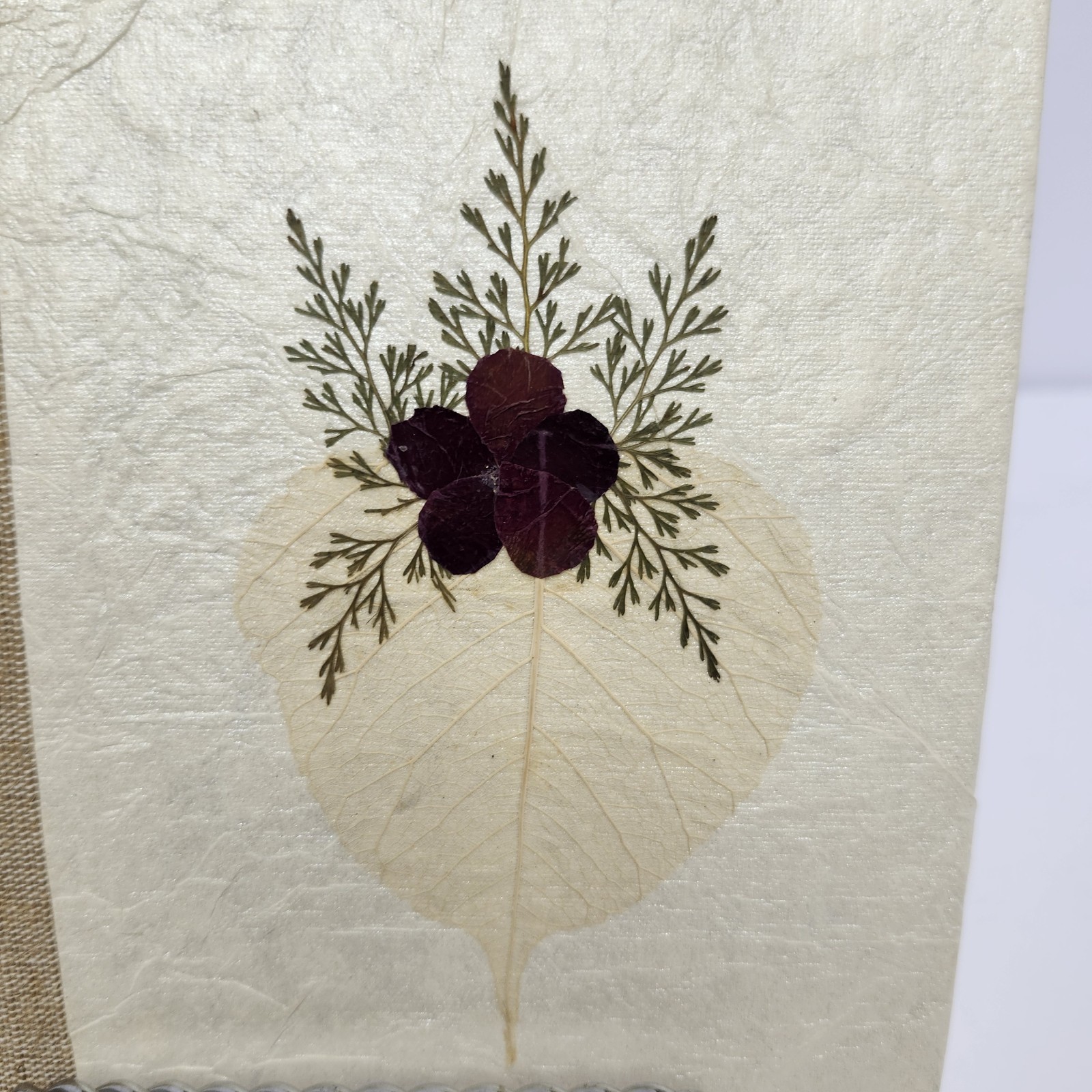 Press Flower Journal Made From Recycled Materials Barnes & Noble Unused Notebook