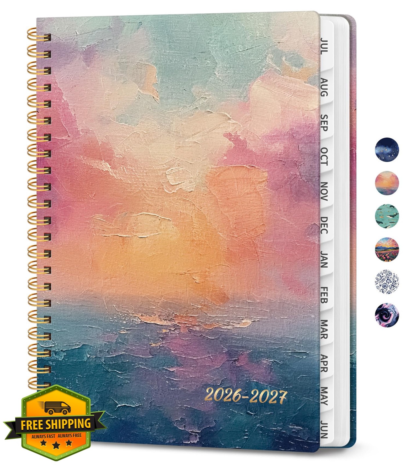 ZOTIA Planner 2026-2027 A5 6.3″x8.5″ Sunset