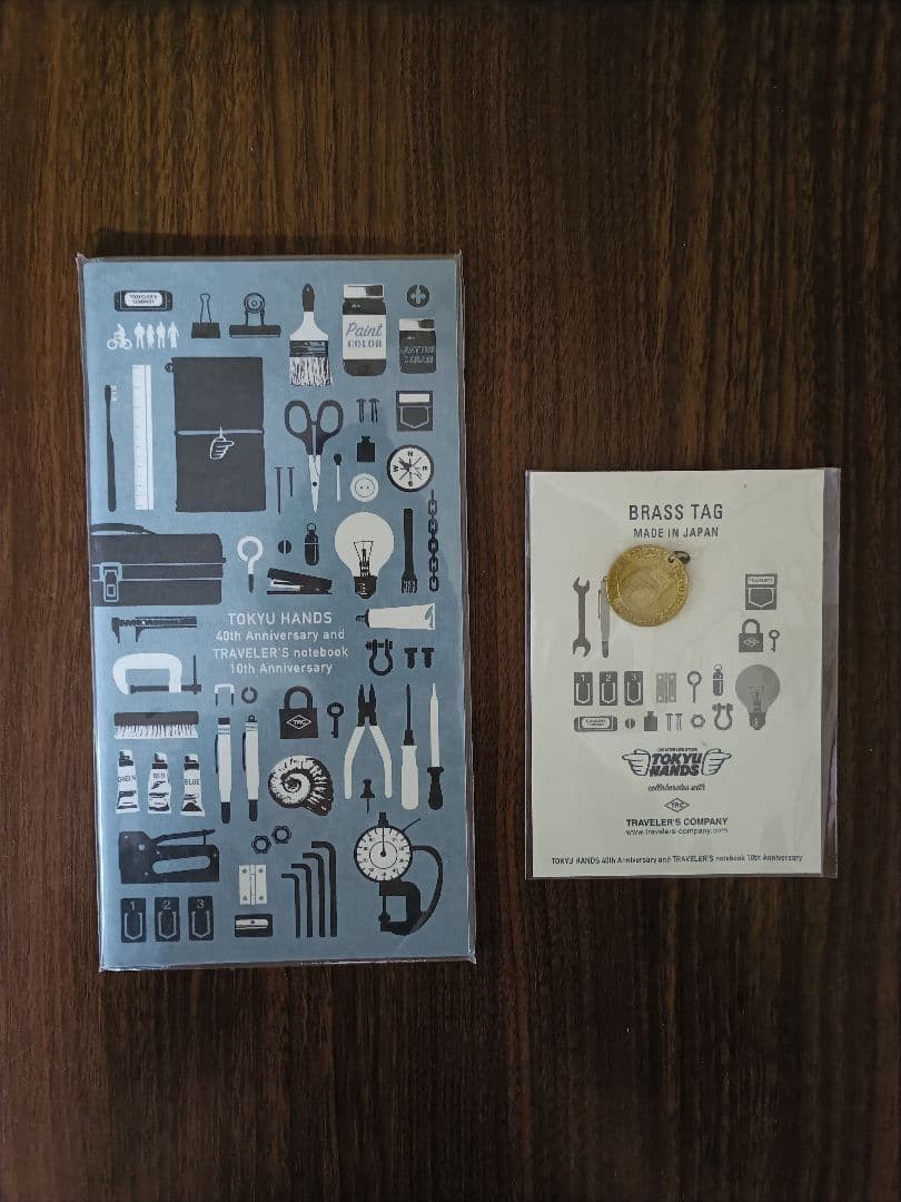Traveler’s Note Tokyu Hands 40th Anniversary Refill & Charm New