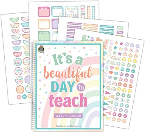 Pastel Pop Lesson Planner 8.5 inches X 11 inches