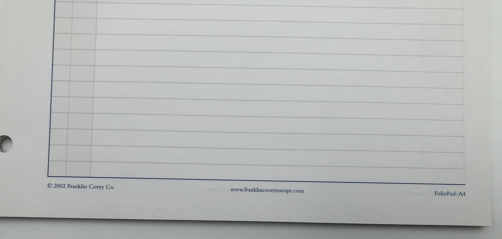 Franklin Covey 4-Ring Folio Pad-A4