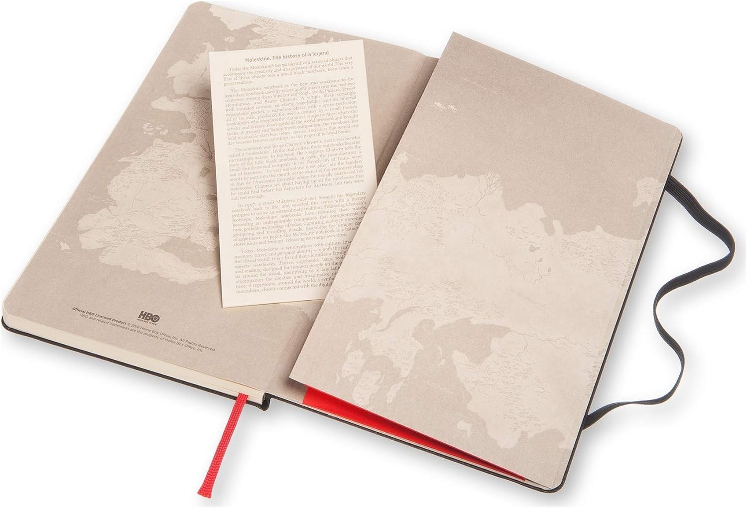 Moleskine Limited Edition Game of Thrones Plain Black Notebook, Shrinkwrapped
