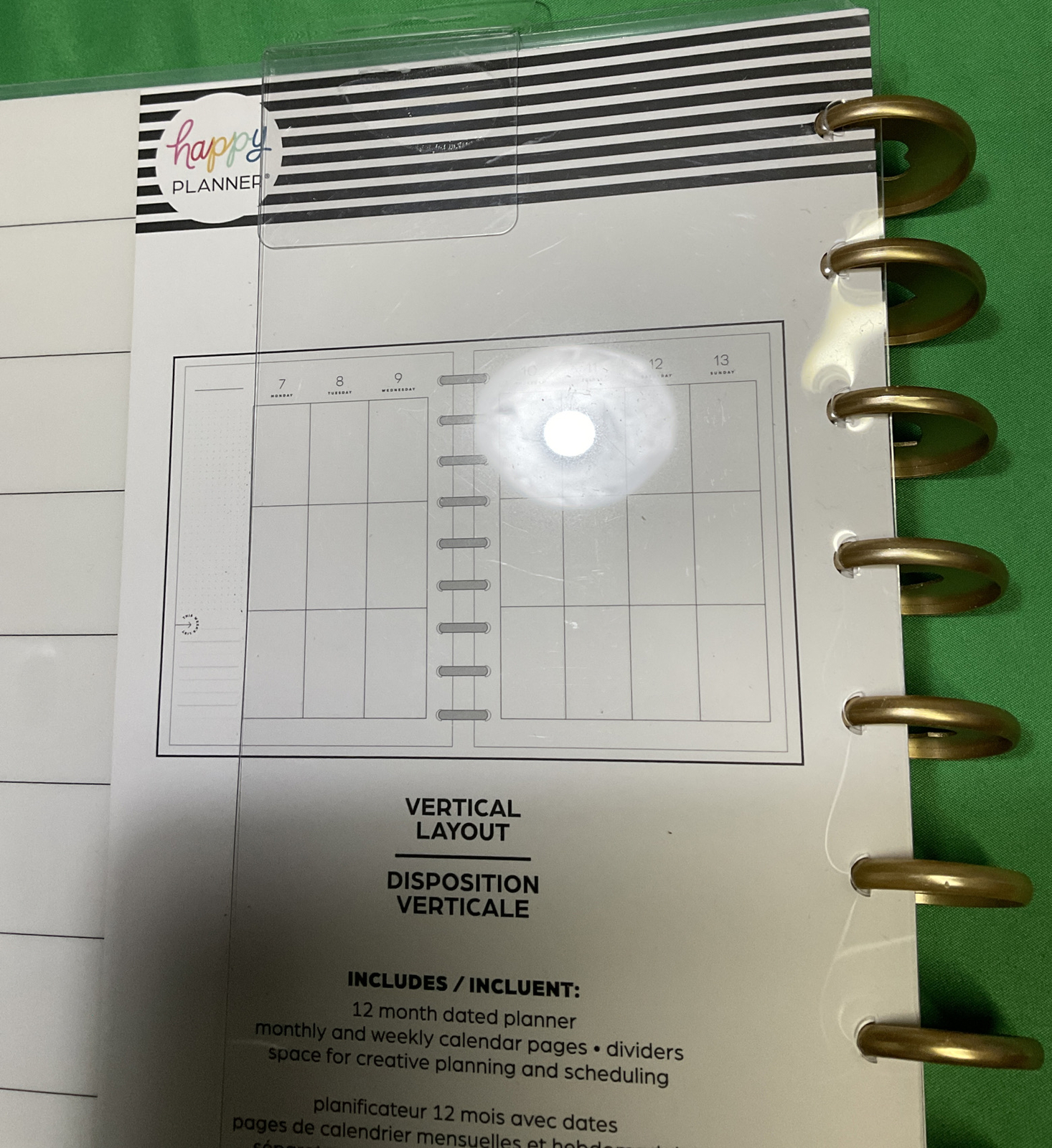 NEW! the Happy Planner 2023 GOLD & BLACK Happy Planner – CLASSIC Vertical Layout