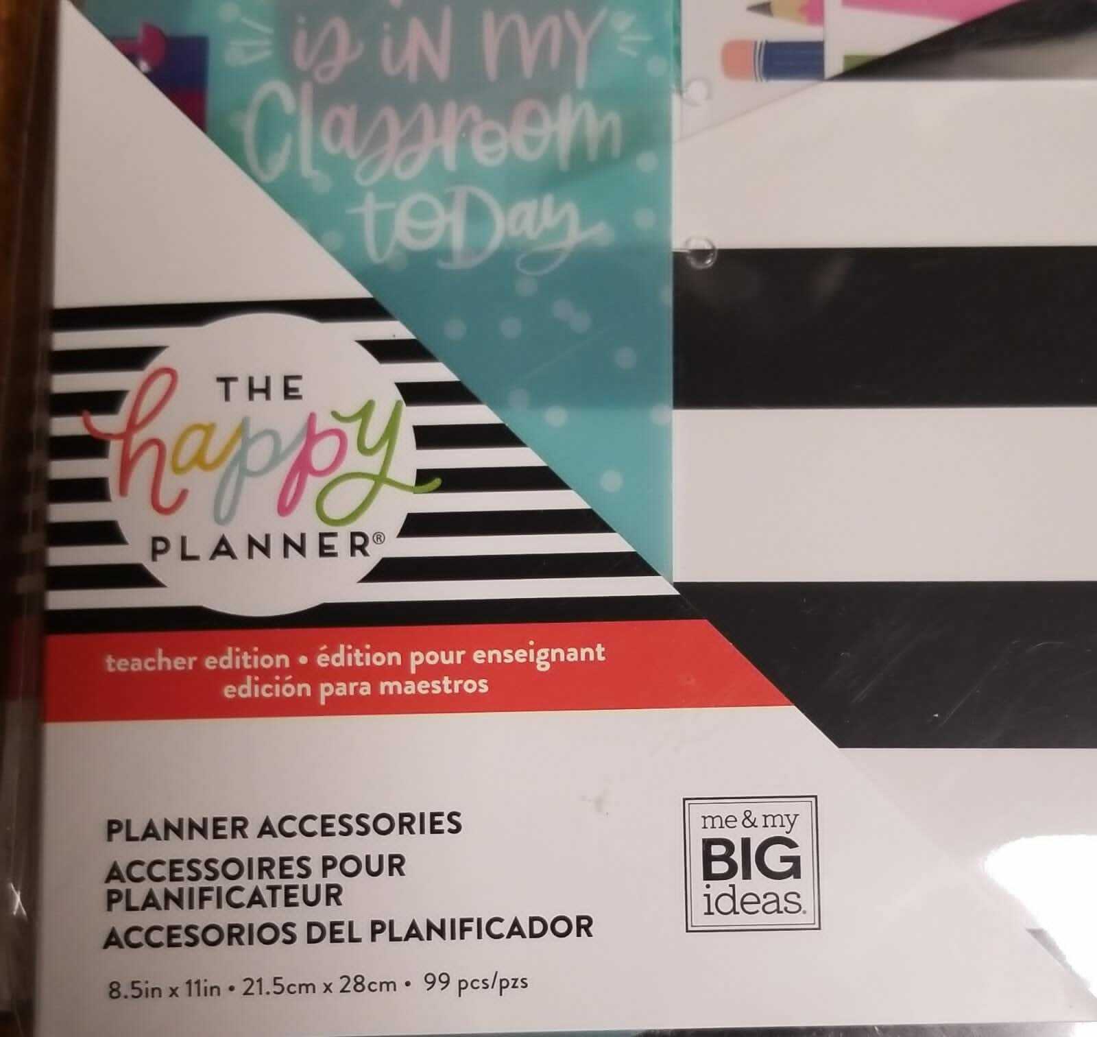 99 Pieces The Happy planner Planner Accessories 8.5in X 11in. 21.5cm X 28cm