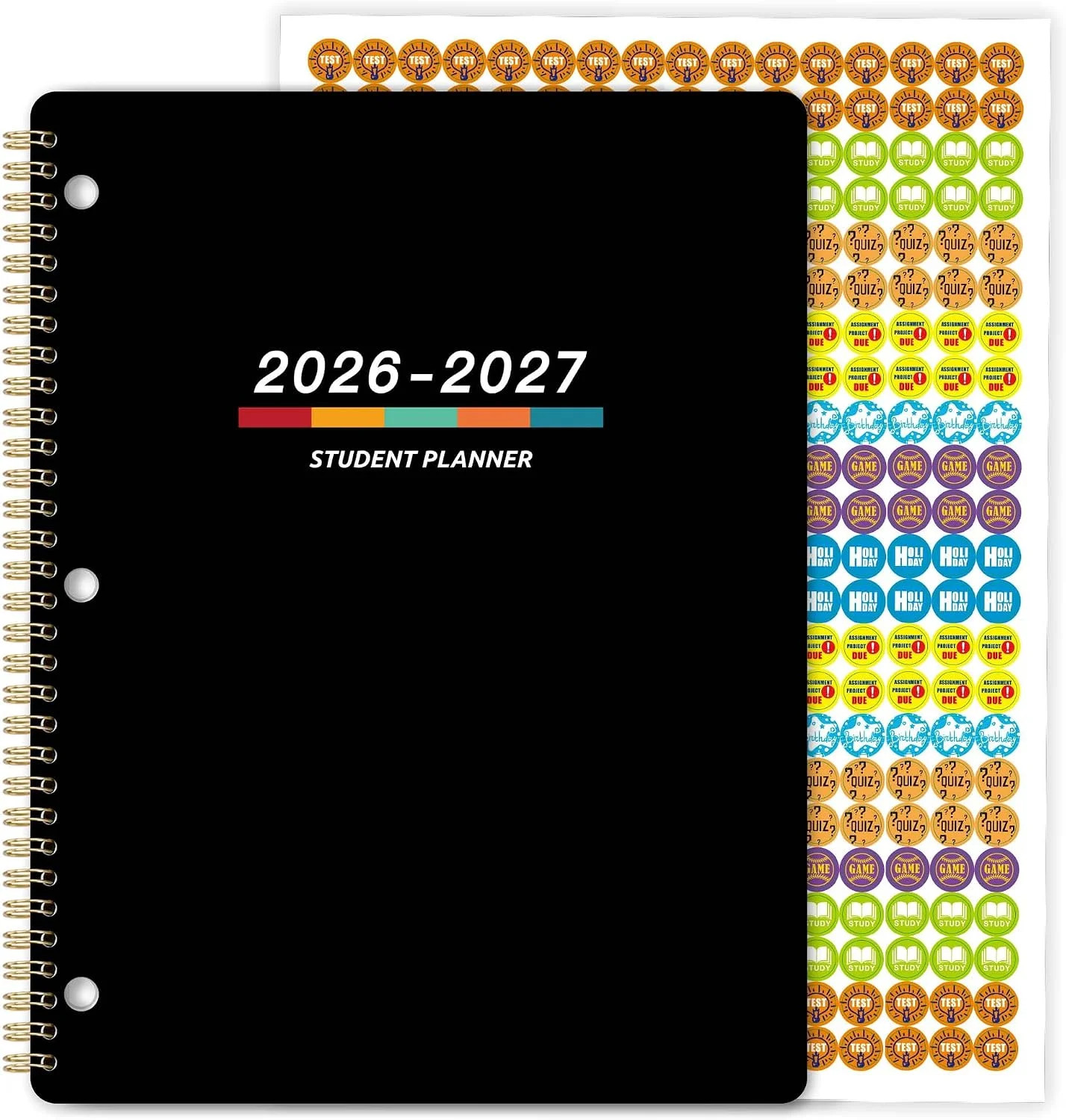 Student Planner 2026-2027 – Academic Planner 2026-2027, July 2026 – June 2027, 1