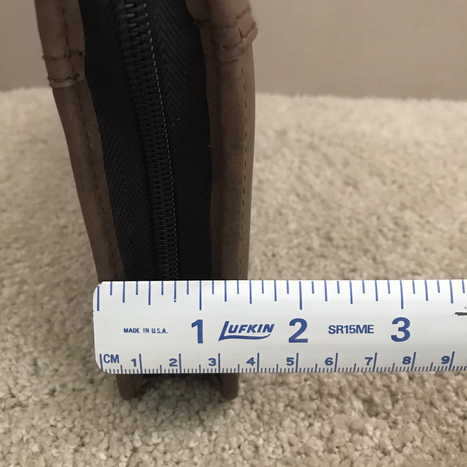 Day-Timer Planner Distressed Simulated Leather 6-Ring Brown 3 3/4″ x 6 3/4″
