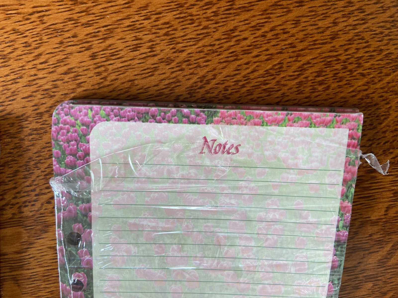 3 Acco DAY-TIMER Designer Note Pads 2 pads of 24 sheets Tulip Garden Item 14209