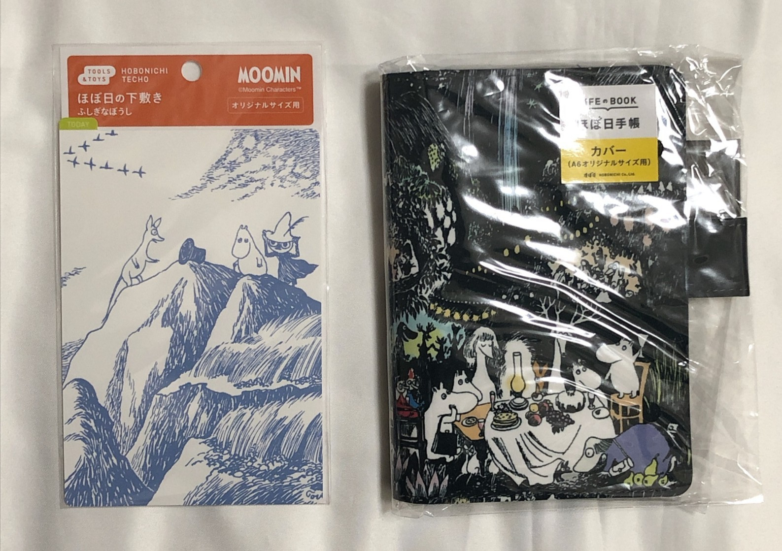 Hobonichi Techo 2026 Moomin Cover Big Party Night A6 Original w/ Underlay