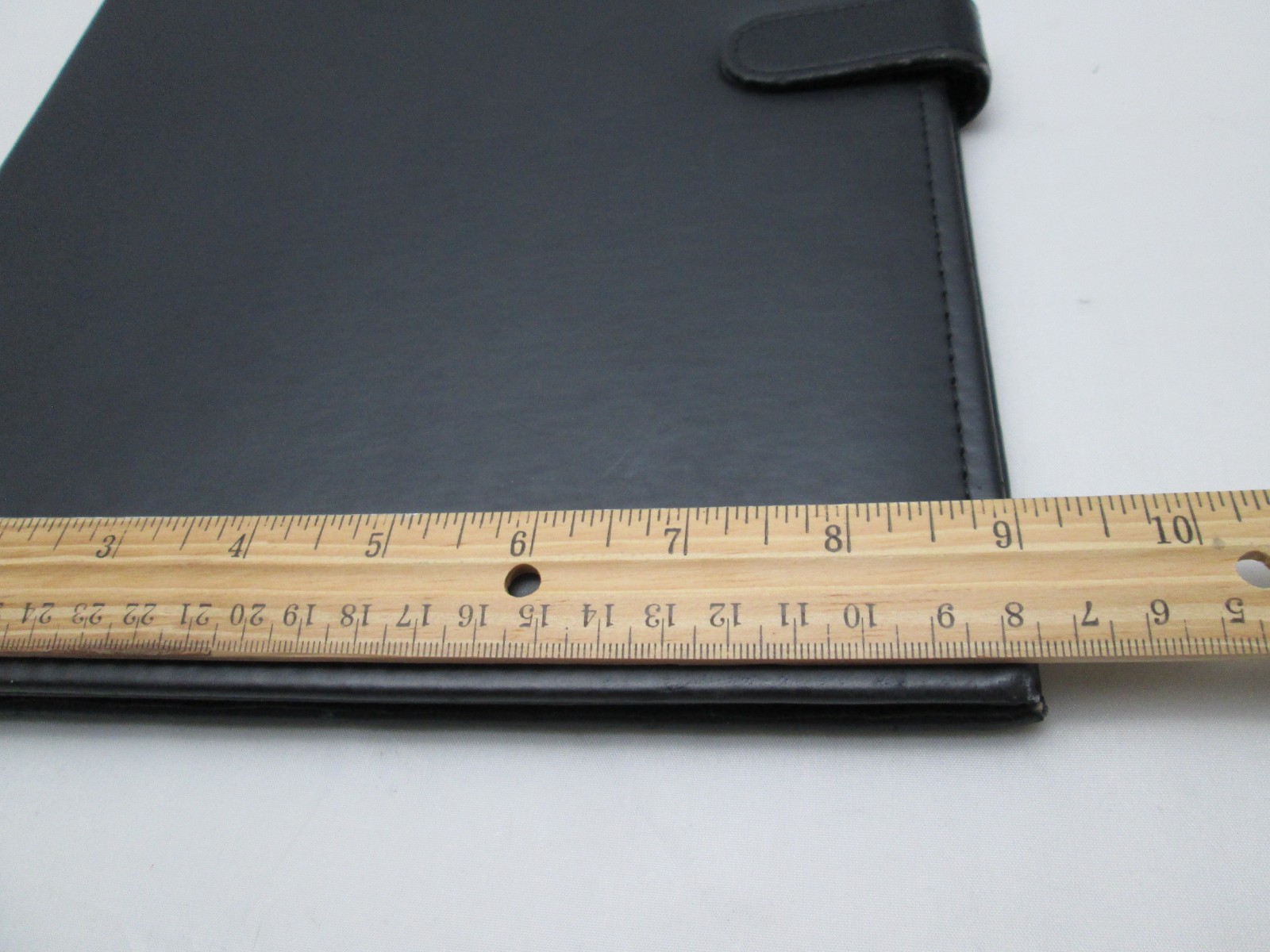Black Portfolio Folder Organizer Planner Notepad 8.5″x11″ Legal Pad Folio