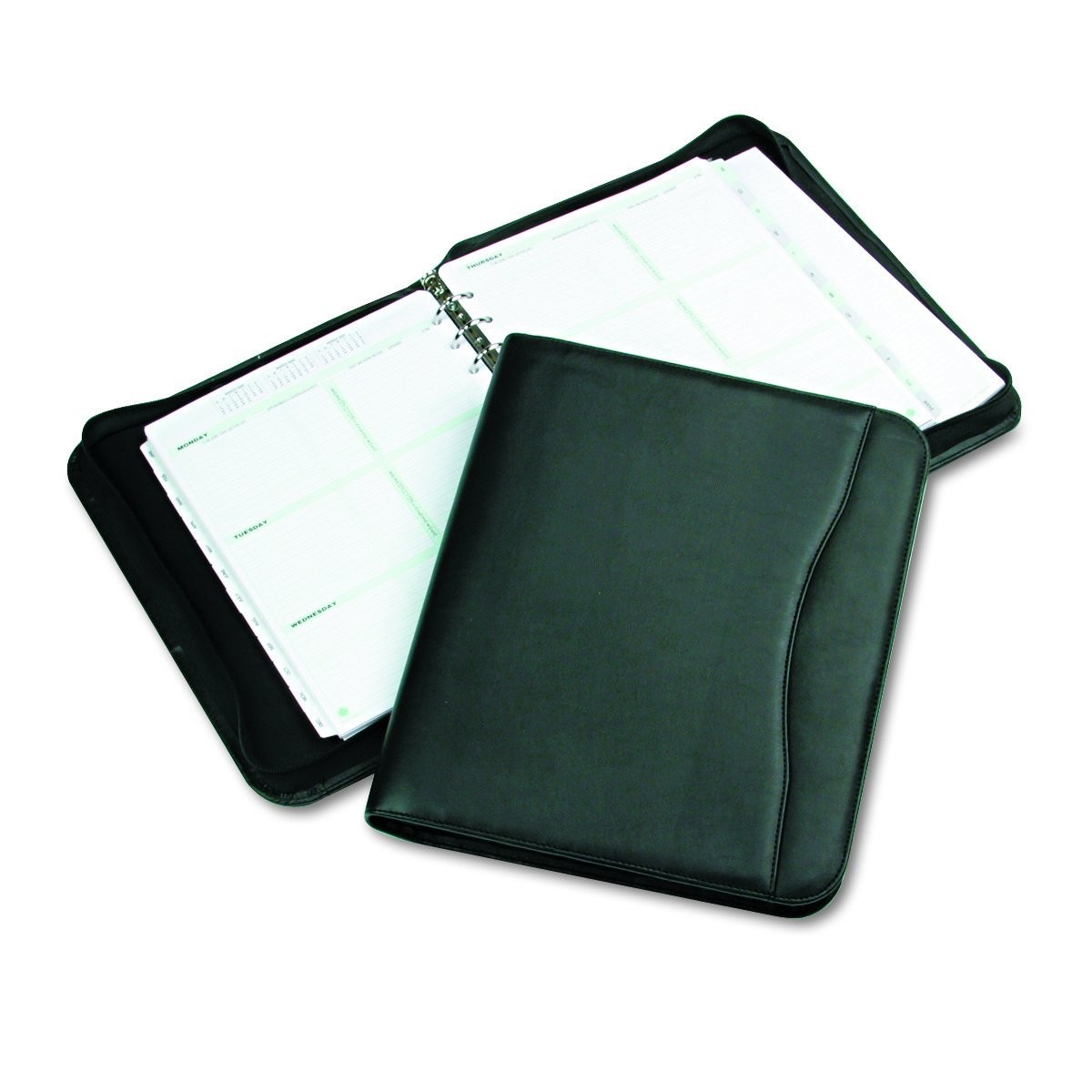 82831 Avalon Simulated Leather Starter Set, 8 1/2 x 11, Black