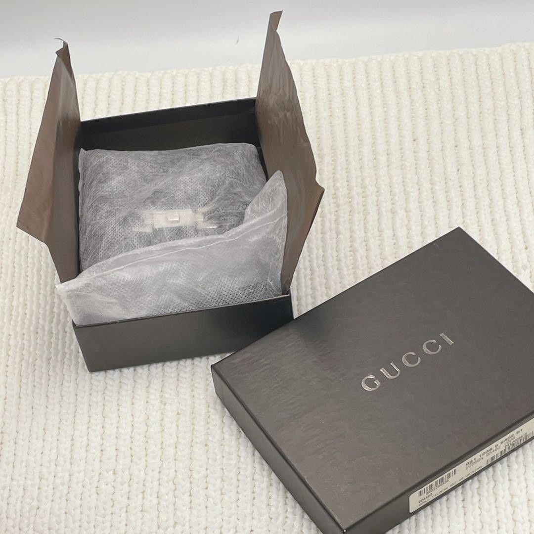 GUCCI Jackie Agenda Planner Notebook Cover GG Canvas Black Silver 6 Ring Japan