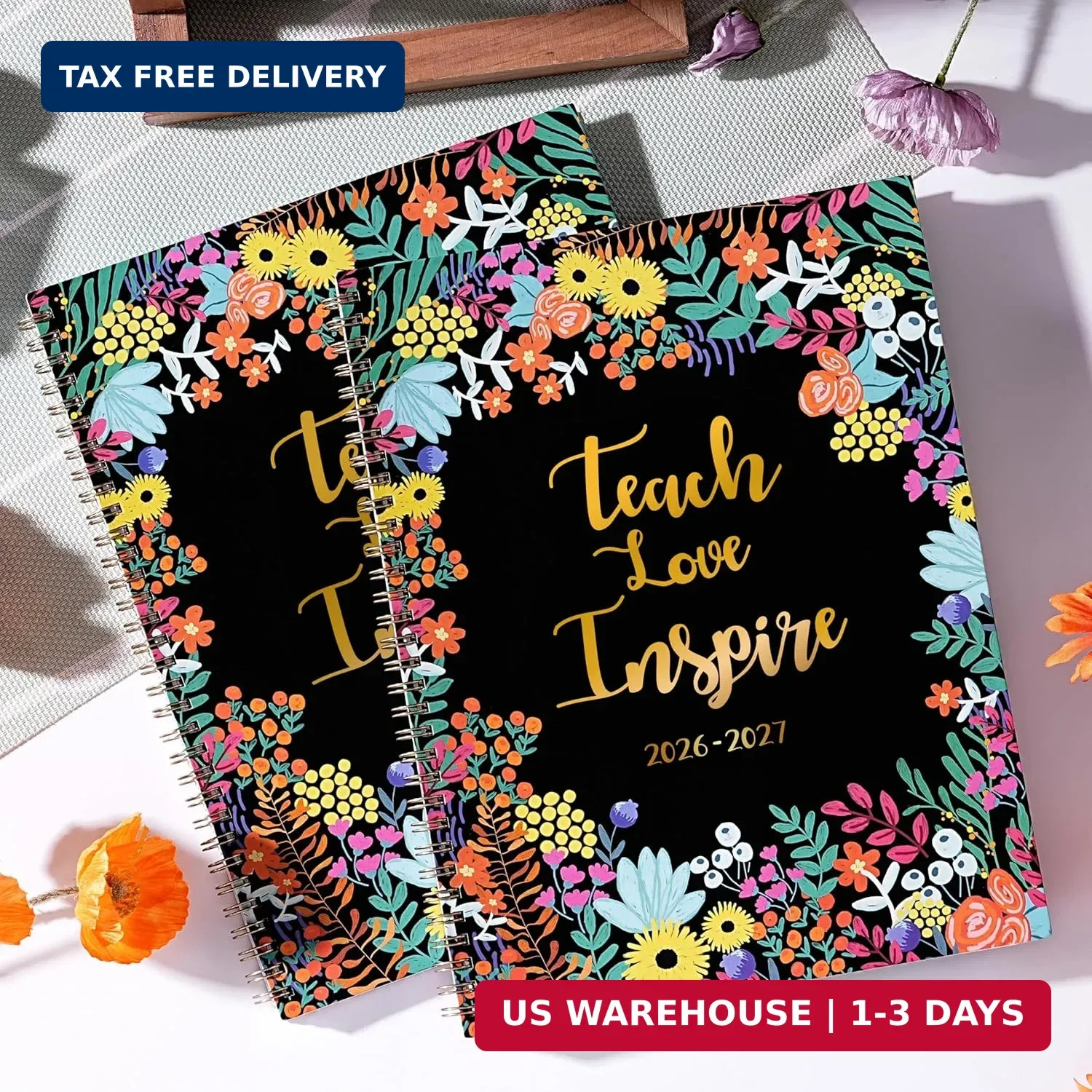 Teacher Planner 2026-2027 – Academic Planner from July 2026 – June 2027, 8.5” x