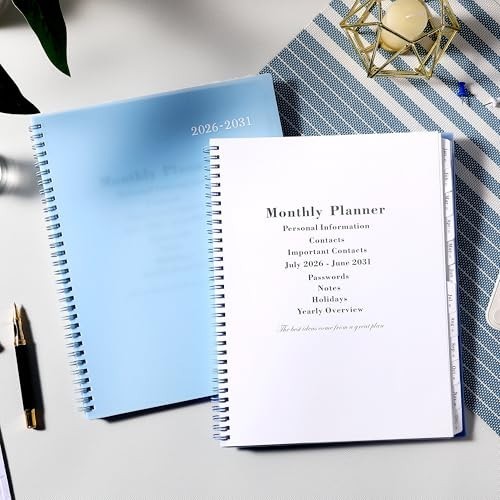 2026-2031 Monthly Planner/Calendar – 5 Year Planner
