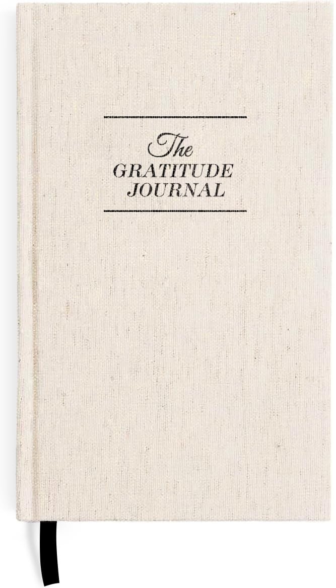 The Gratitude Journal – for More Mindfulness, Happiness, 5×8 inches, Beige