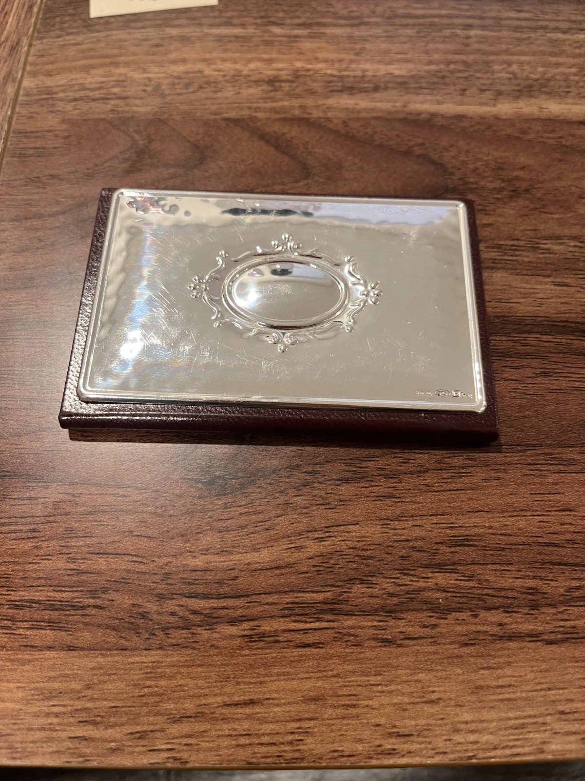 Vintage .925 Silver A-Z Telephone Italy Pocket Phonebook COA