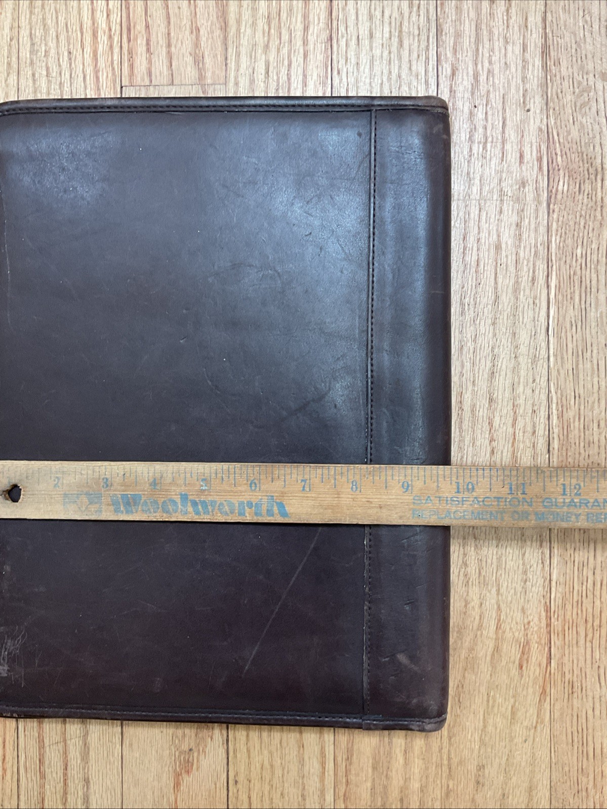 Vintage Coach Brown Leather Padfolio Folder