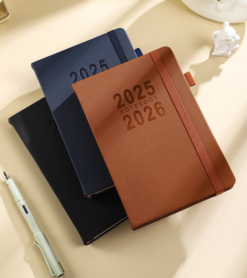 2025-2026 Daily Planner Book English Version Time Management Birthday Gift