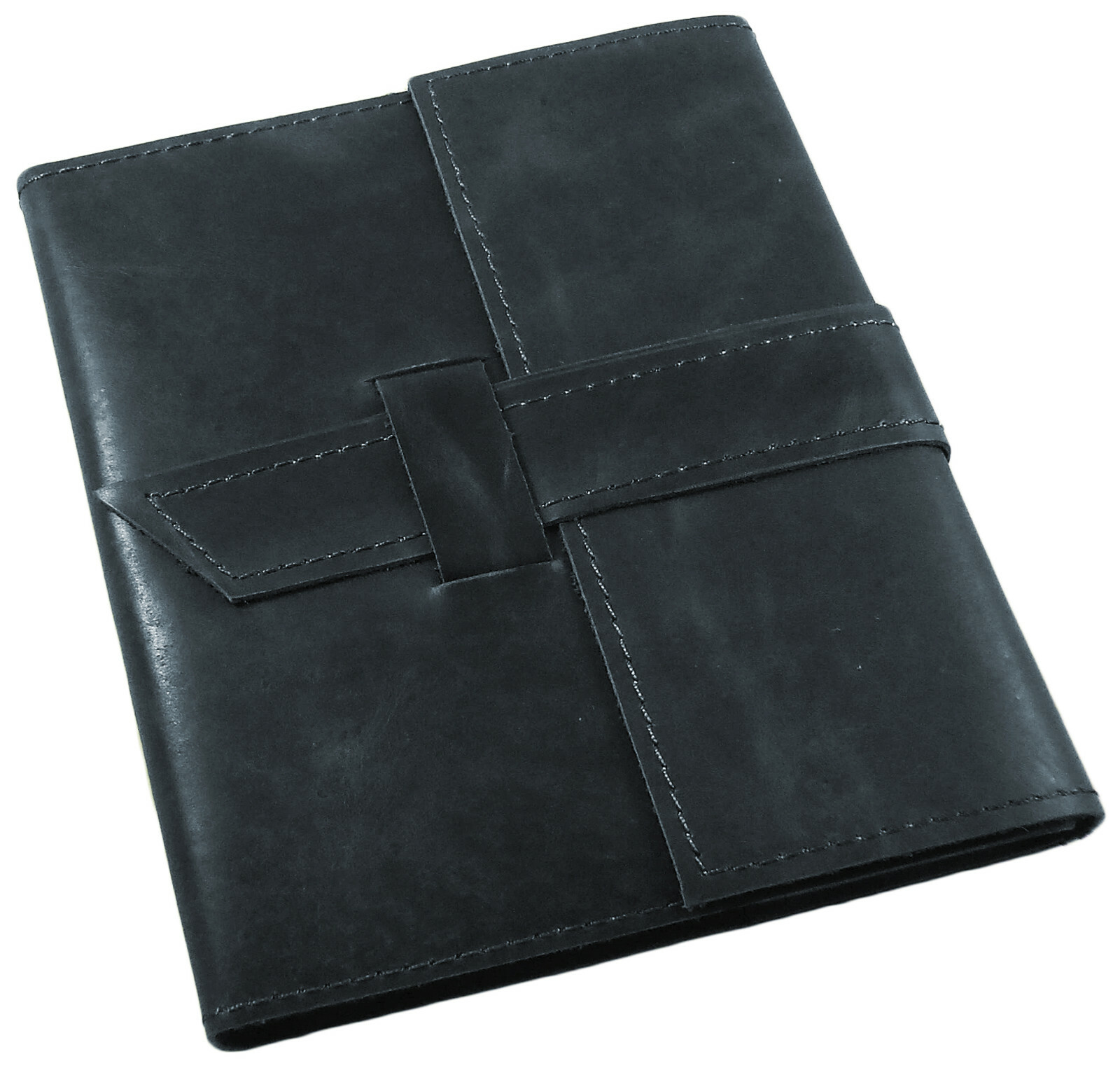 Blue Leather Journal Refillable Notebook Sketchbook Diary Men Women Kids Gift