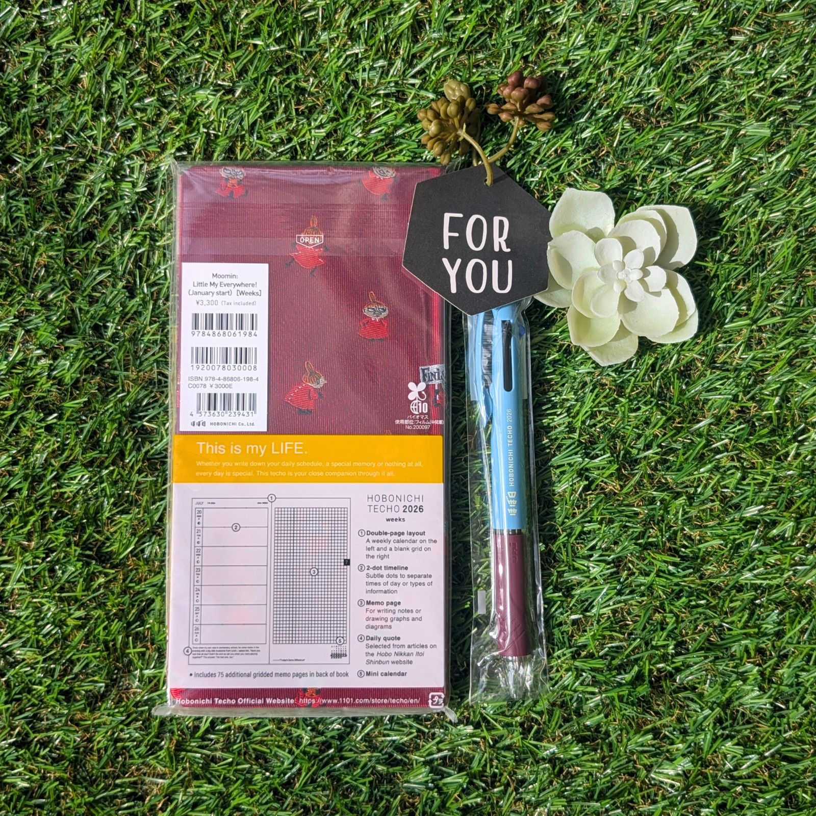 Hobonichi Techo Weeks With Pen Moomin Ito Planner English January Start