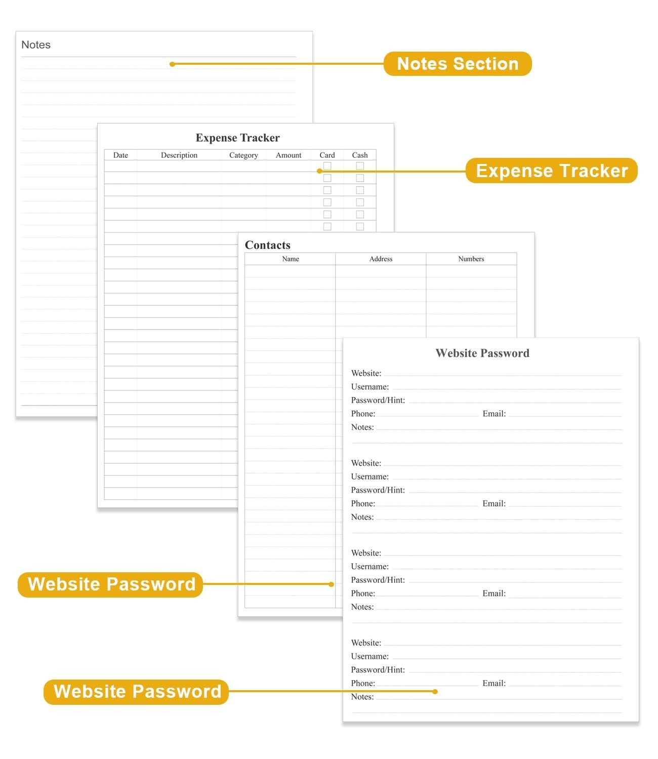 36-Month Monthly Planner 2026-2028, Flexible Cover, Inner Pocket, 8.5″ x 11″, Co