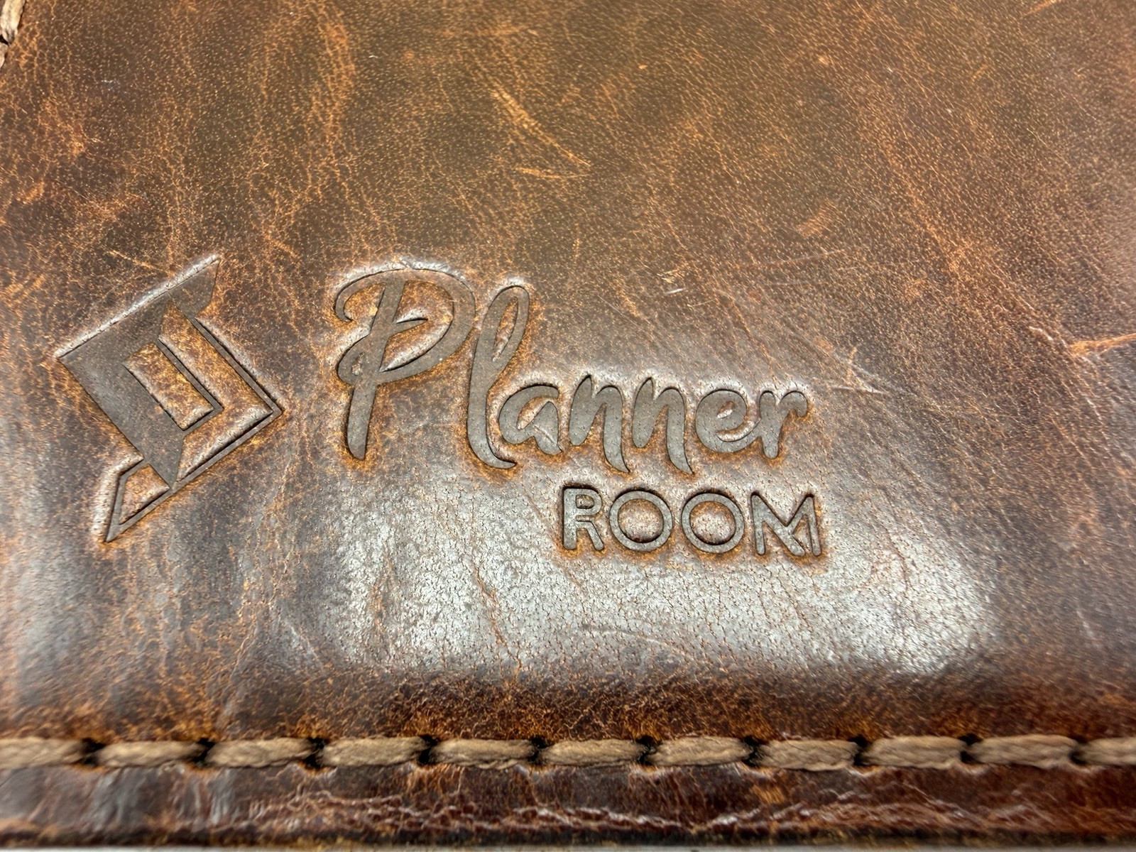 Planner Room Brown Leather Traveler’s Notebook Cover For 3.5 x 5 Pocket Size