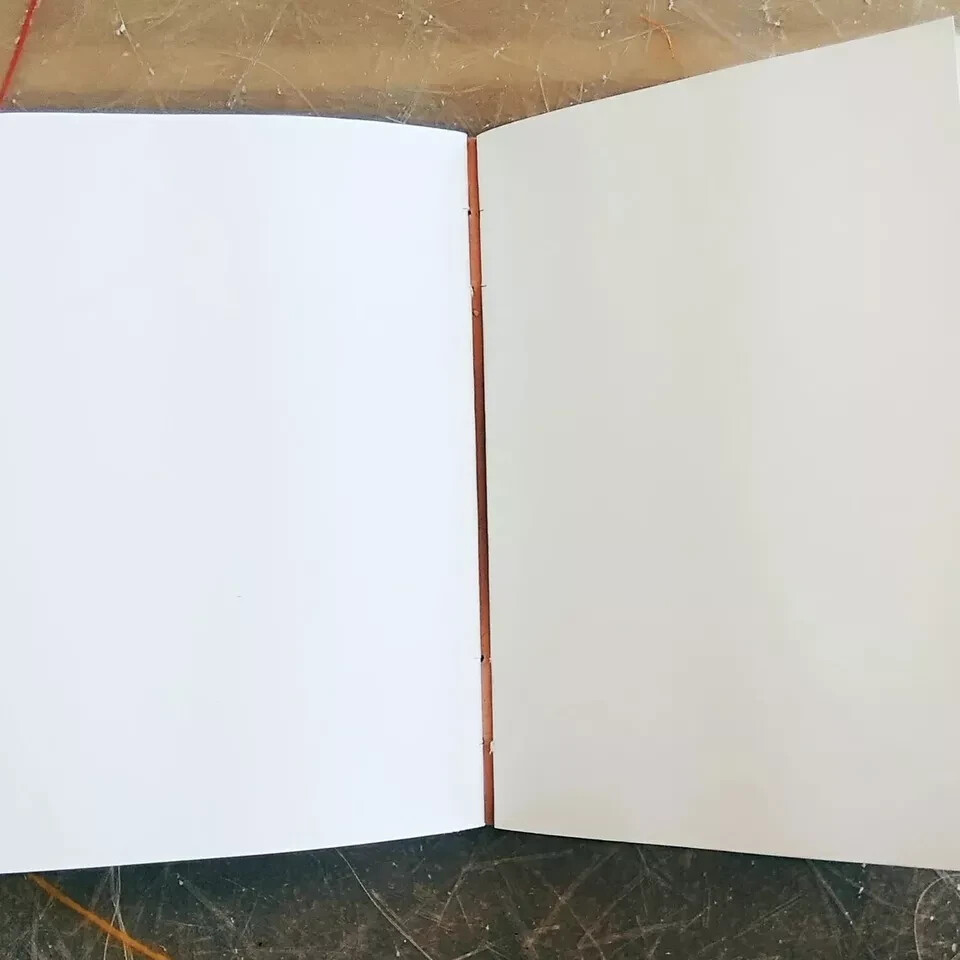 Large Genuine Leather Seven Stone Brown Journal Classic Blank Diary 10″X13″X2″