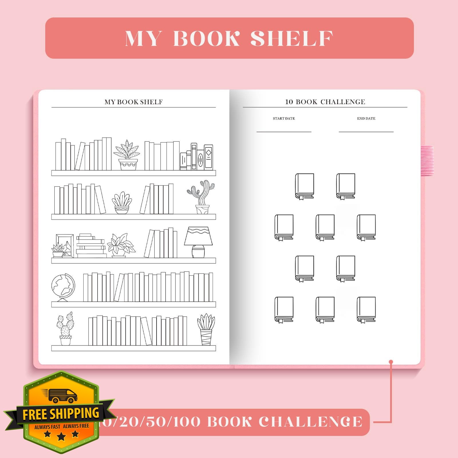 SIMVIA Reading Journal Pink