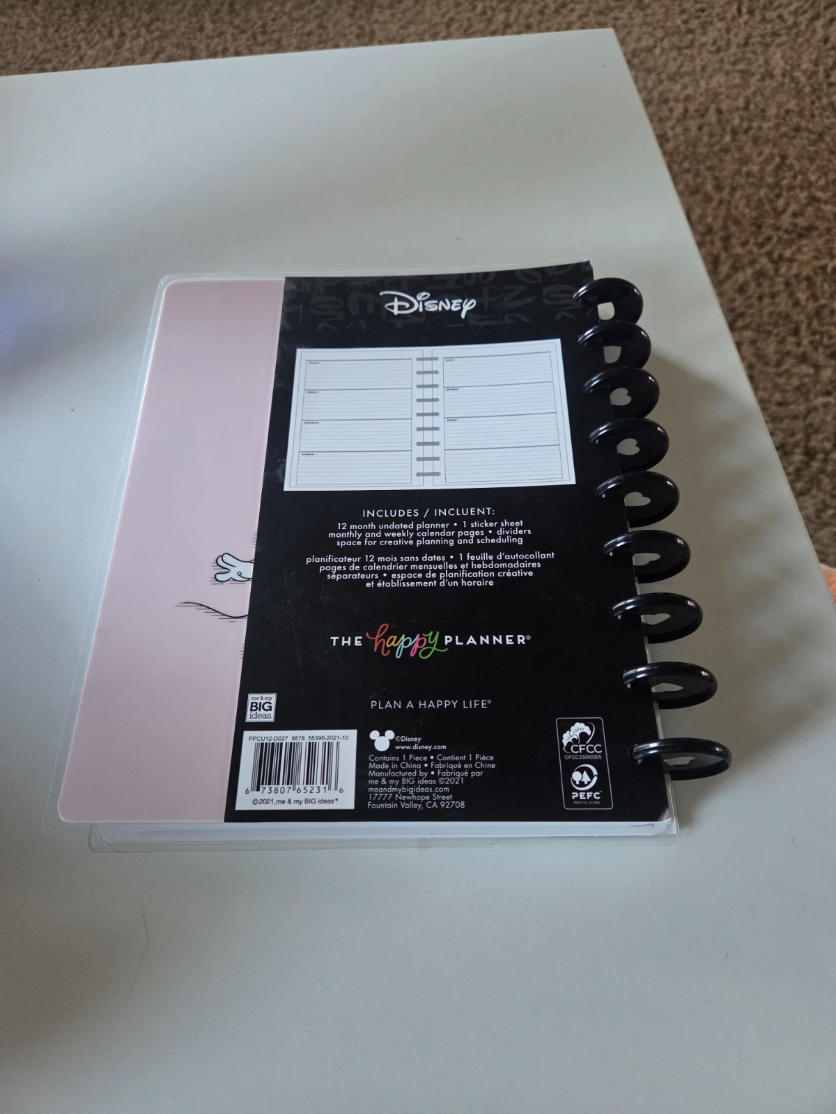 Disney Mickey Mouse & Minnie Mouse Joy Classic Vertical Happy Planner