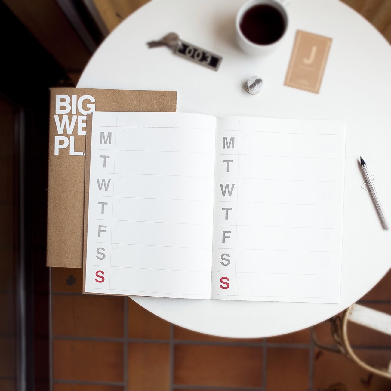 JSTORY Big Personal Wide Spaces Weekly Planner 28 Sheets Unknown_binding