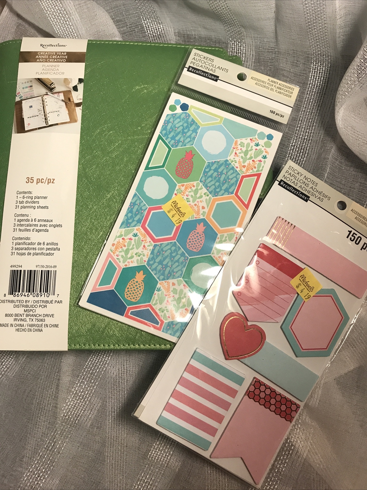 Date Planner To-Do 6 Ring Planner Organizer NEW + 2 FREE Gifts Accessories NIP