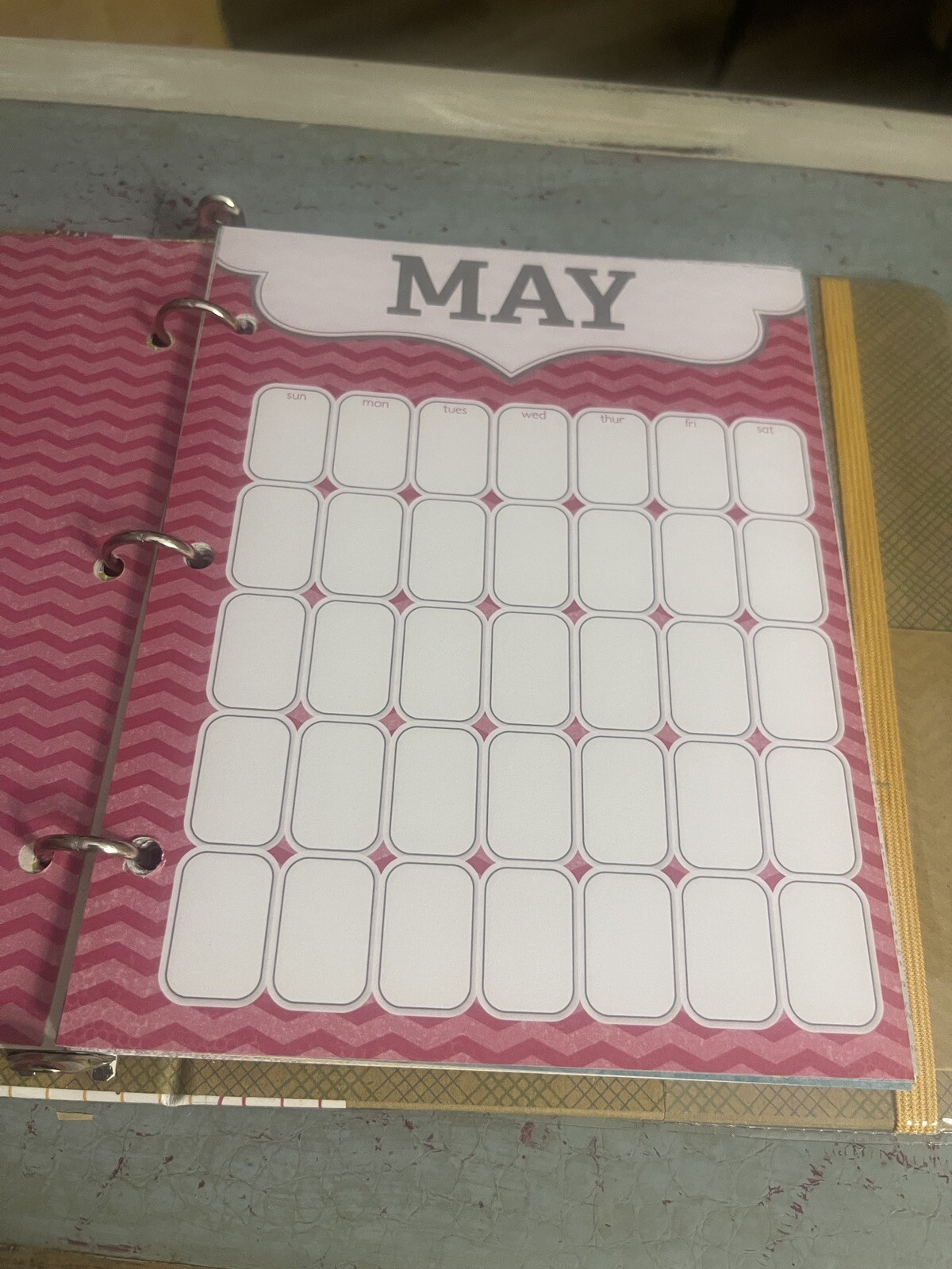 NEW 6.5″ x 8.5″ Budget Planner book 70 Pages NOT DATED 3 Ring