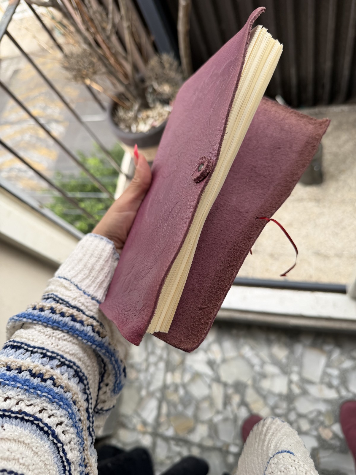 GRIMOIRE, Leather Purple