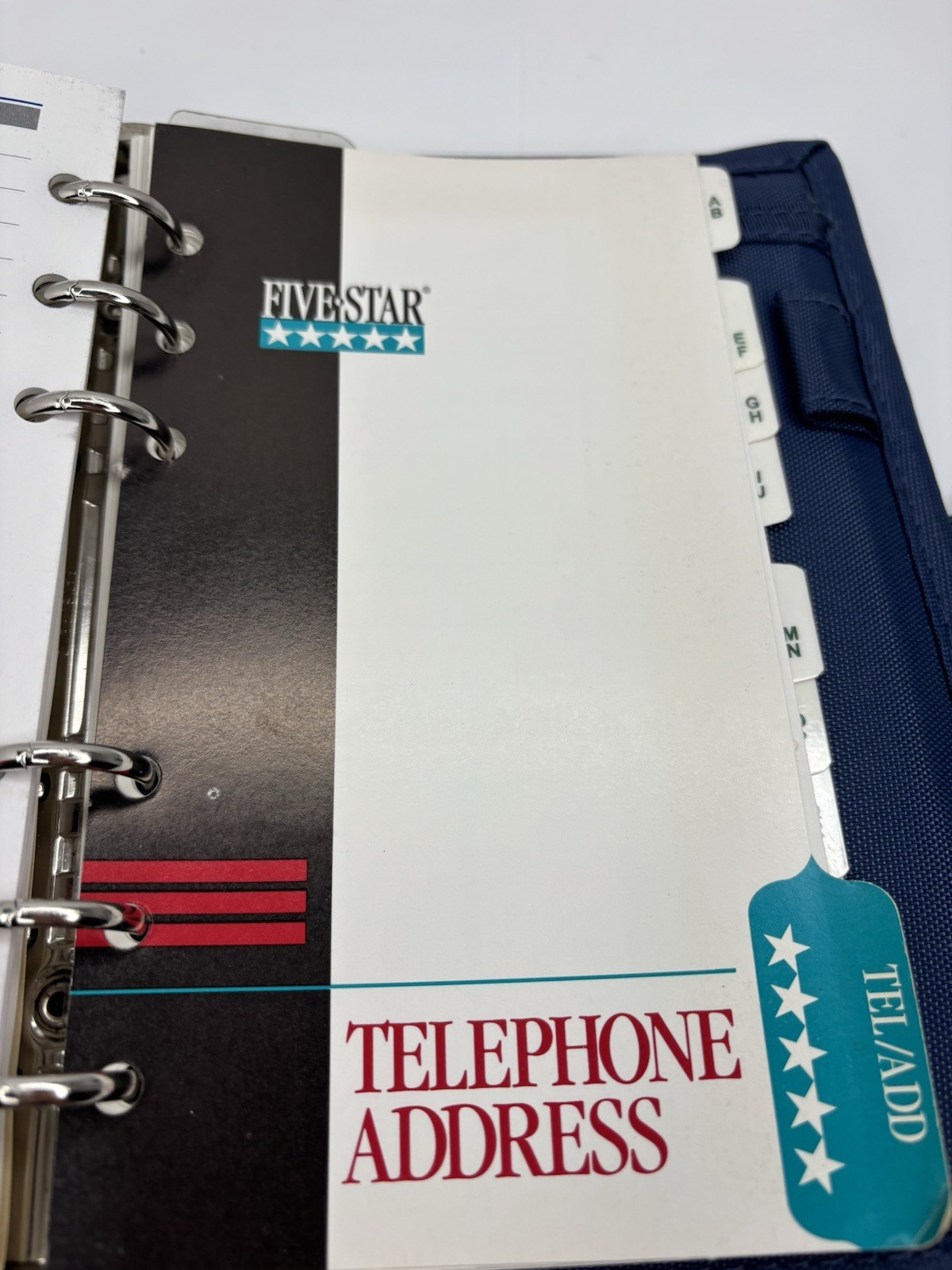 Vtg 1994 Mead FIVE STAR Student Day Planner – Day Planner Blue 7.5×6