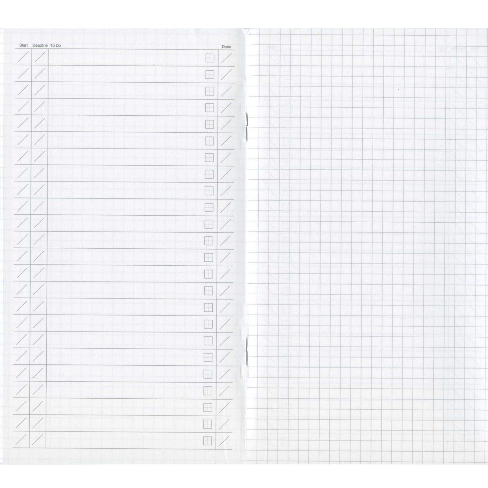 A5 Slim Function Notebook TO DO LIST United Bees LDNT-A5SF-1 Luddite