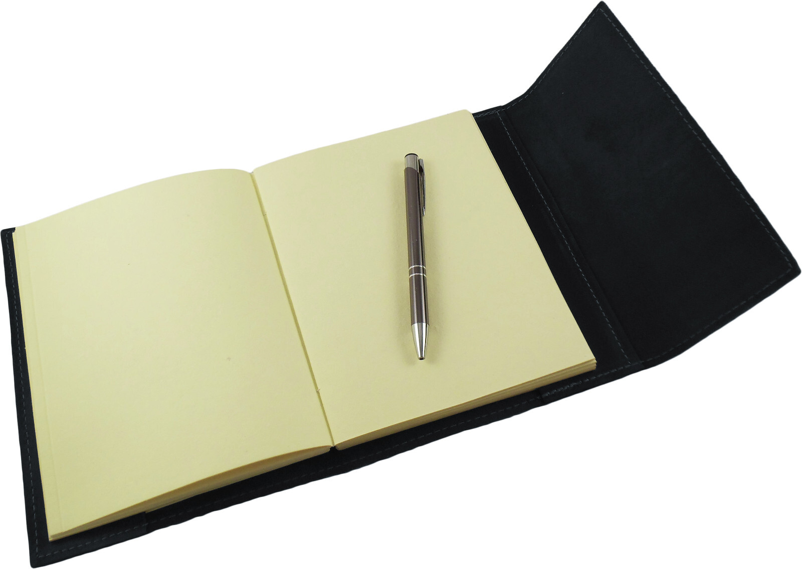 Blue Leather Journal Refillable Notebook Sketchbook Diary Men Women Kids Gift