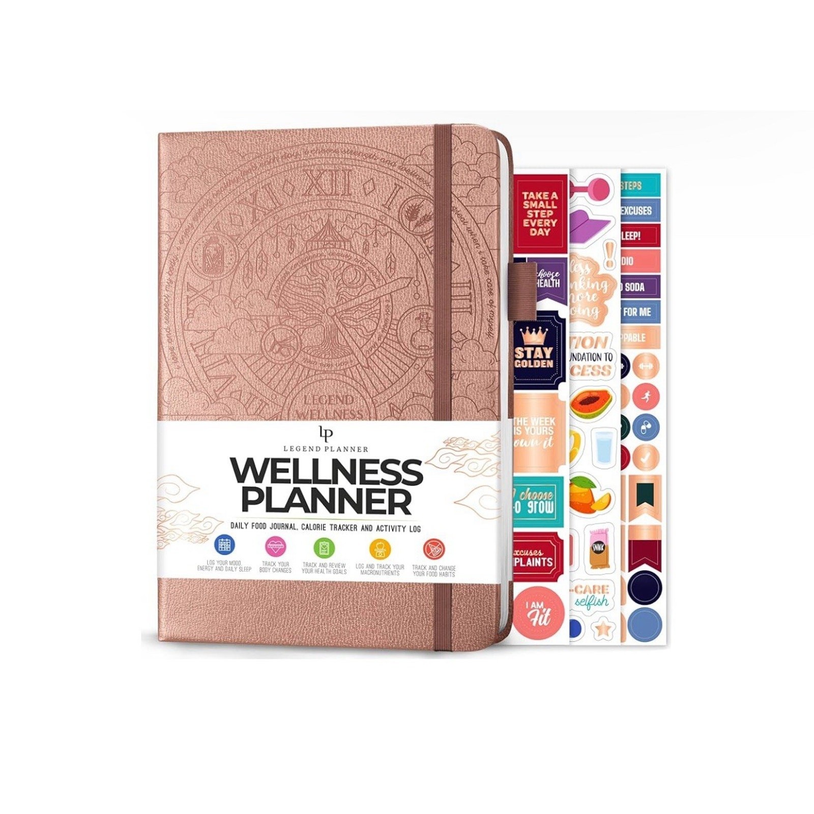 Meal Planner Notebook Food Journal Daily Meal Prep Journal & Christmas Notebook