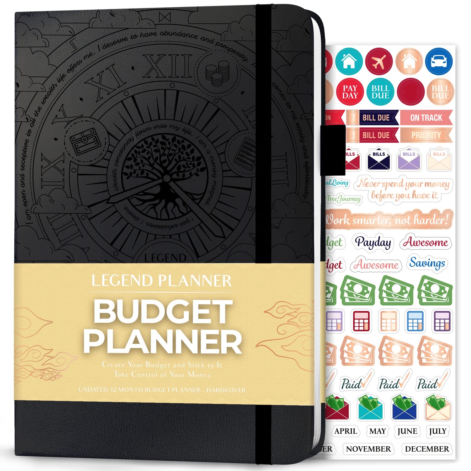Legend Budget Planner – Financial Organizer Book. Money Account & Expense Tra…