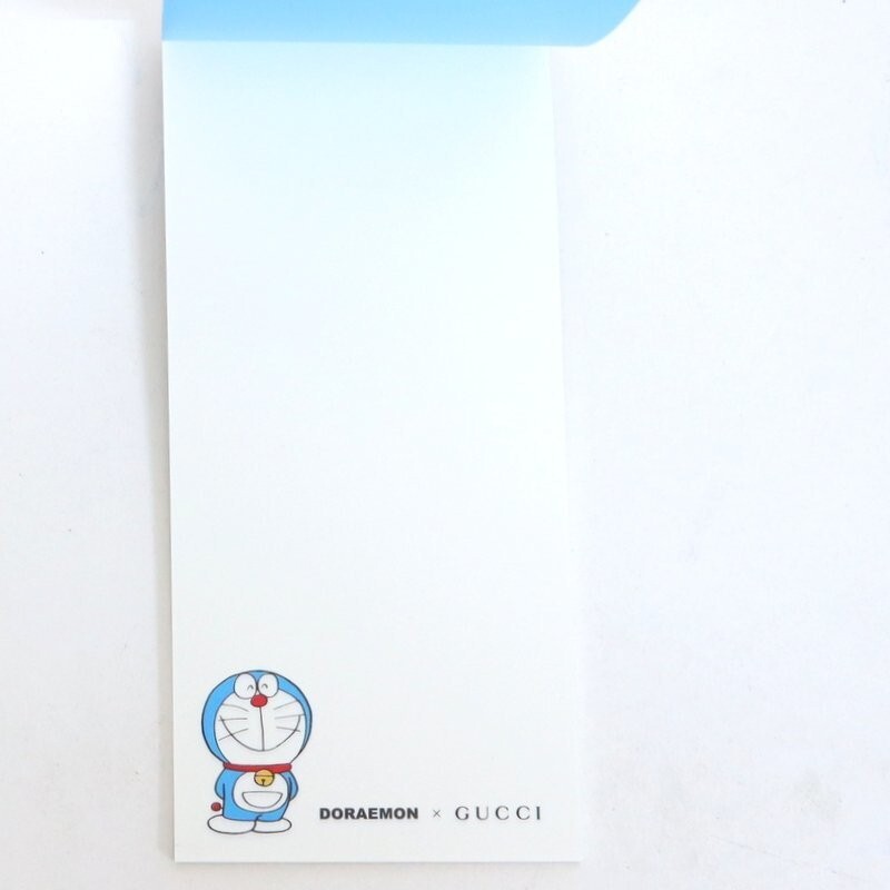 GUCCI x Doraemon collaboration memo pad special letter paper set 4 pieces Japan