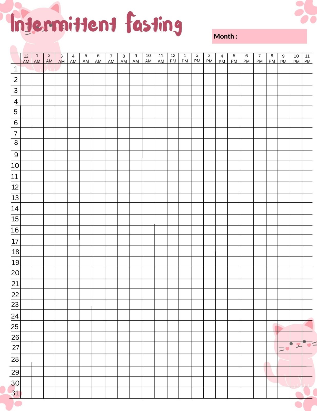 Digital Planner | Maintain your Diet and Food Fitness Goodnotes iPad Planner Pdf