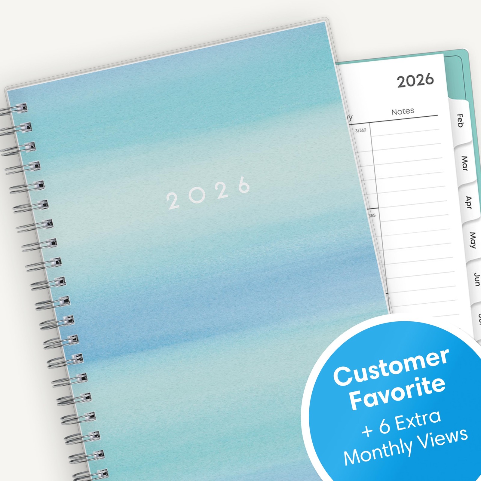 Blue Sky 2026 Weekly and Monthly Planner Calendar, January 2026 – December 20…