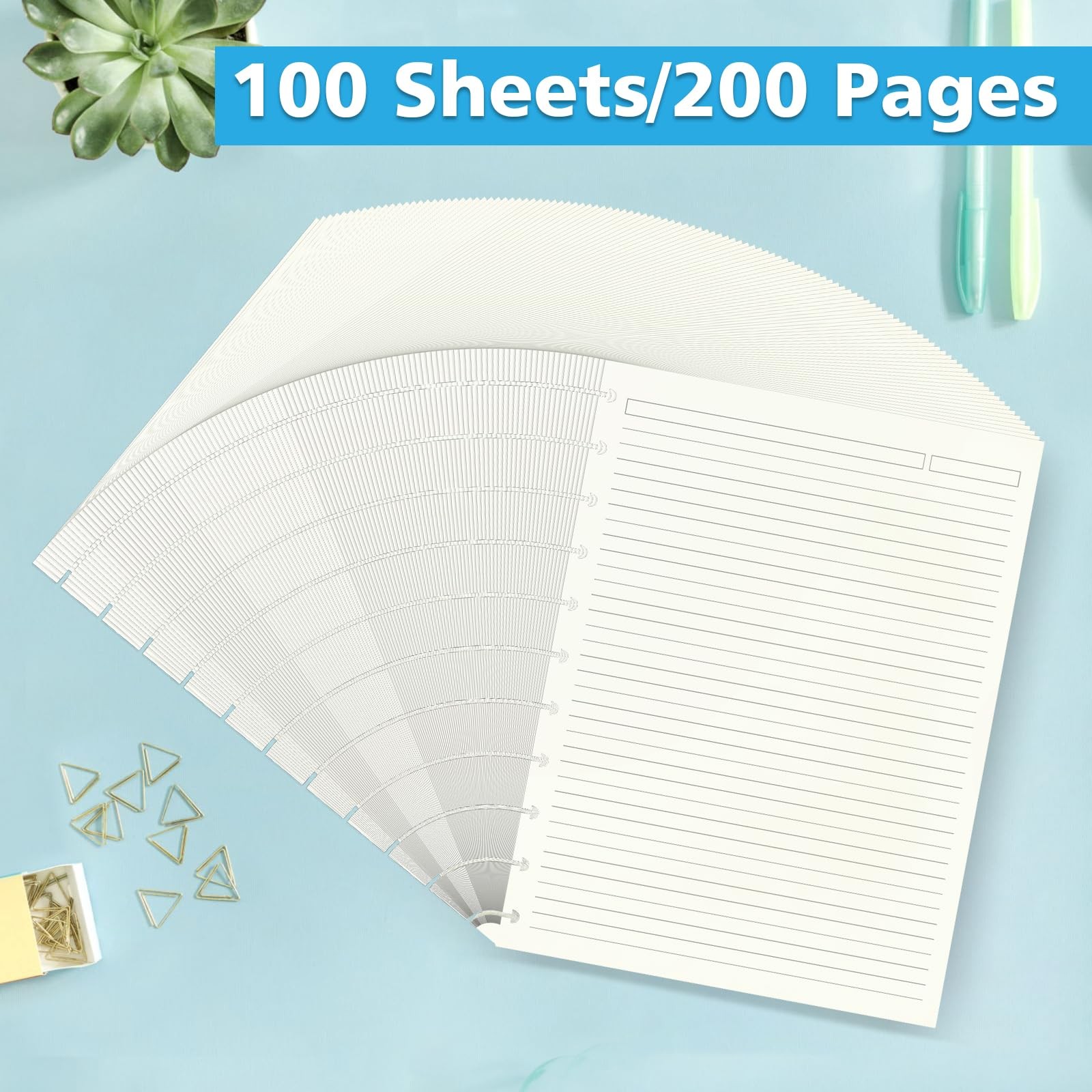 Letter Size 11 Discs 120gsm Discbound 8.5 ” x 11 “, 100 Sheets