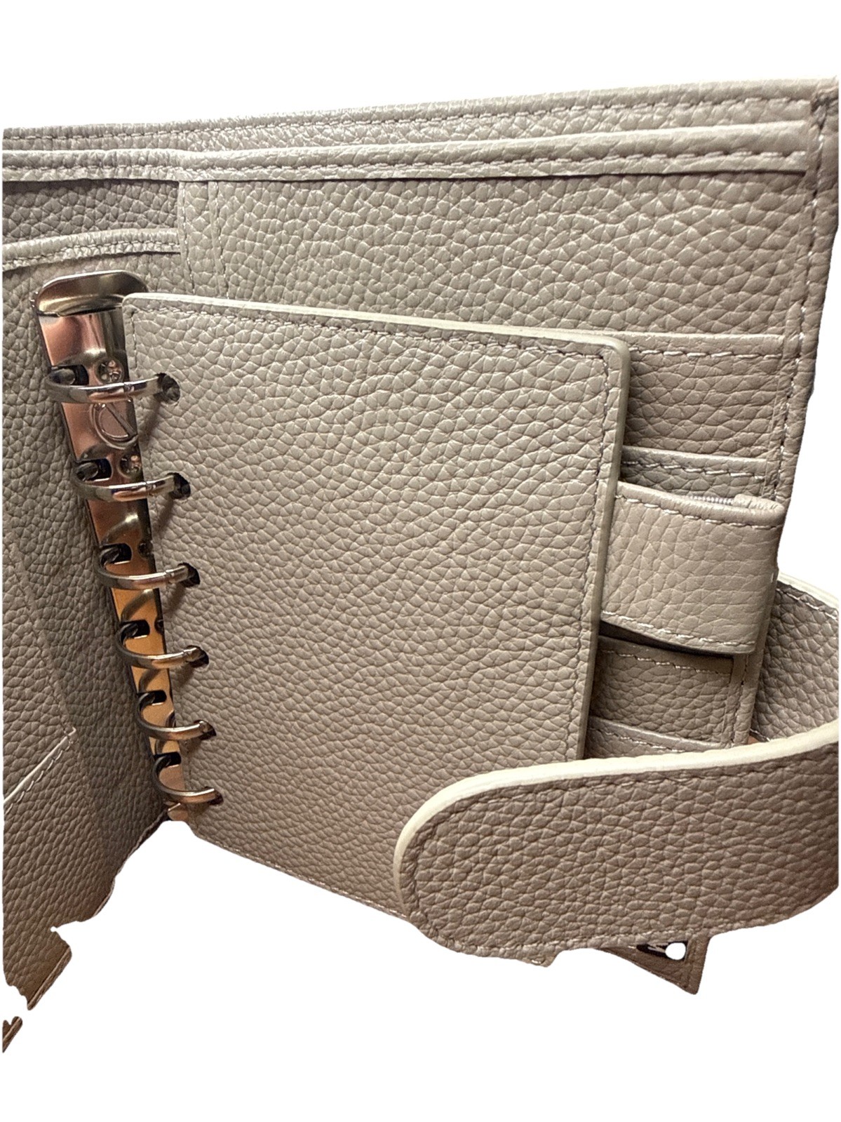 Moterm Pocket Versa Binder A6 Planner & Wallet Combo Pebble Taupe, 19mm Rings