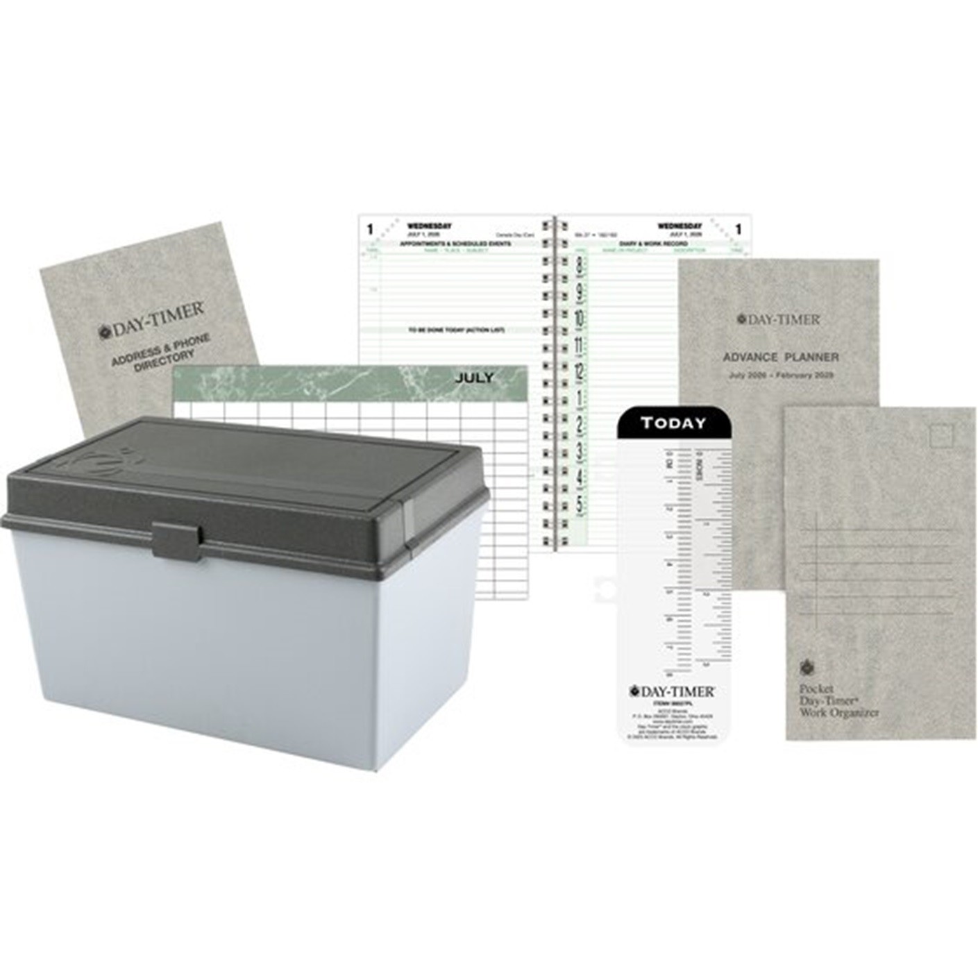 Day-Timer Jul 26 – Jun 27, 2-Page/Day Orig Planner Refill Compact 3×5″ +Extras