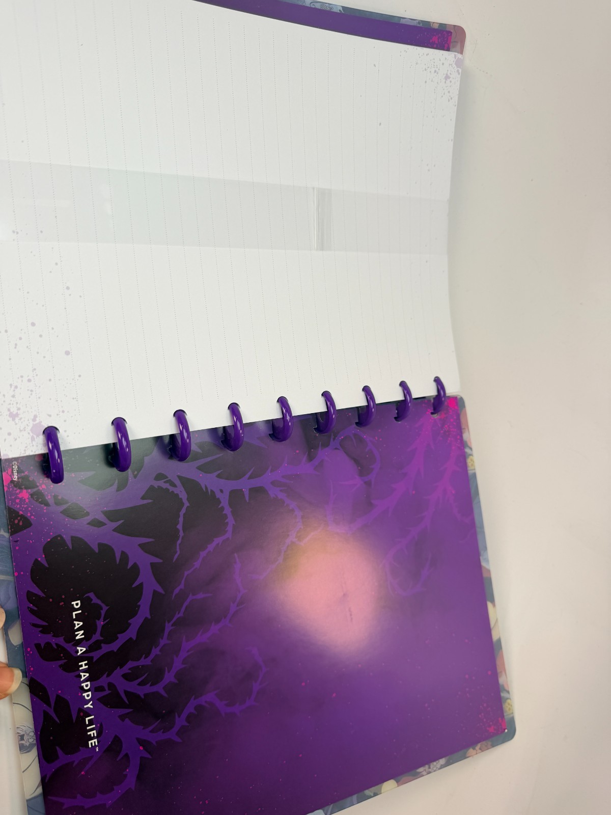 Disney Villains Happy Notes Notebook, 60 Sheets 8.5×11″ Dotted Line Paper