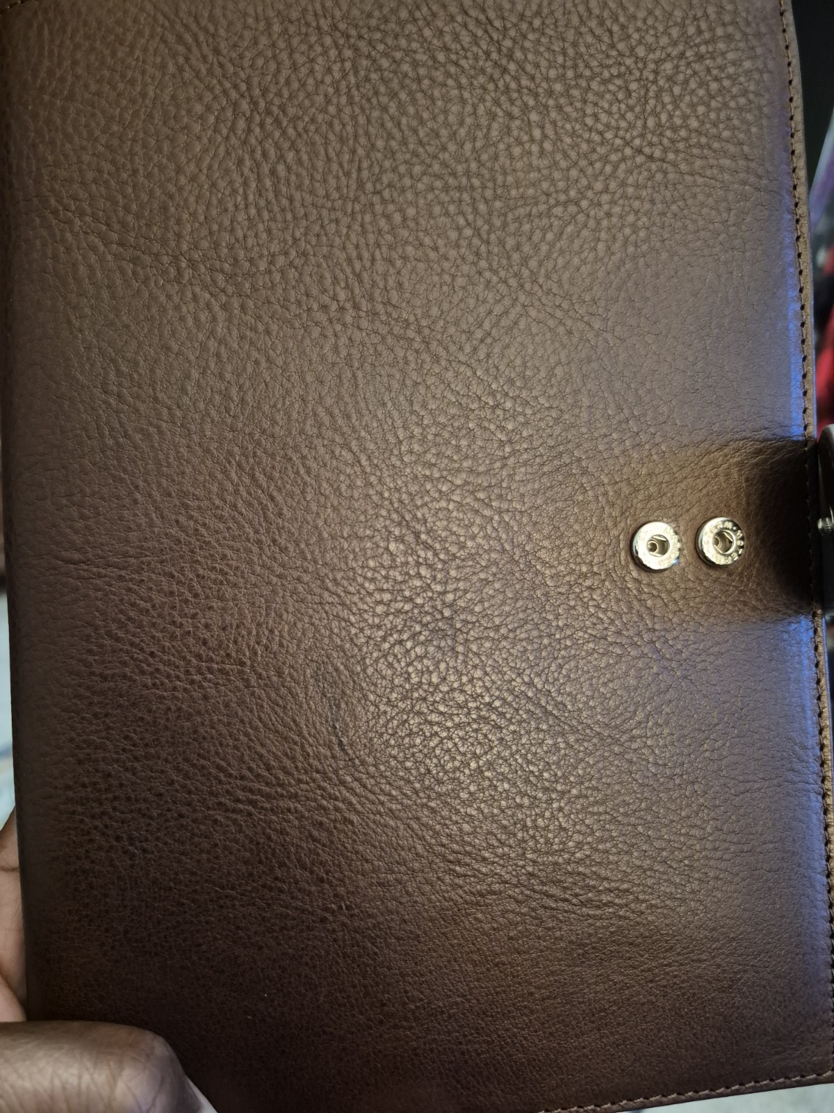 Moterm A5 Veg Tan Cover in Espresso with dust bag and original box