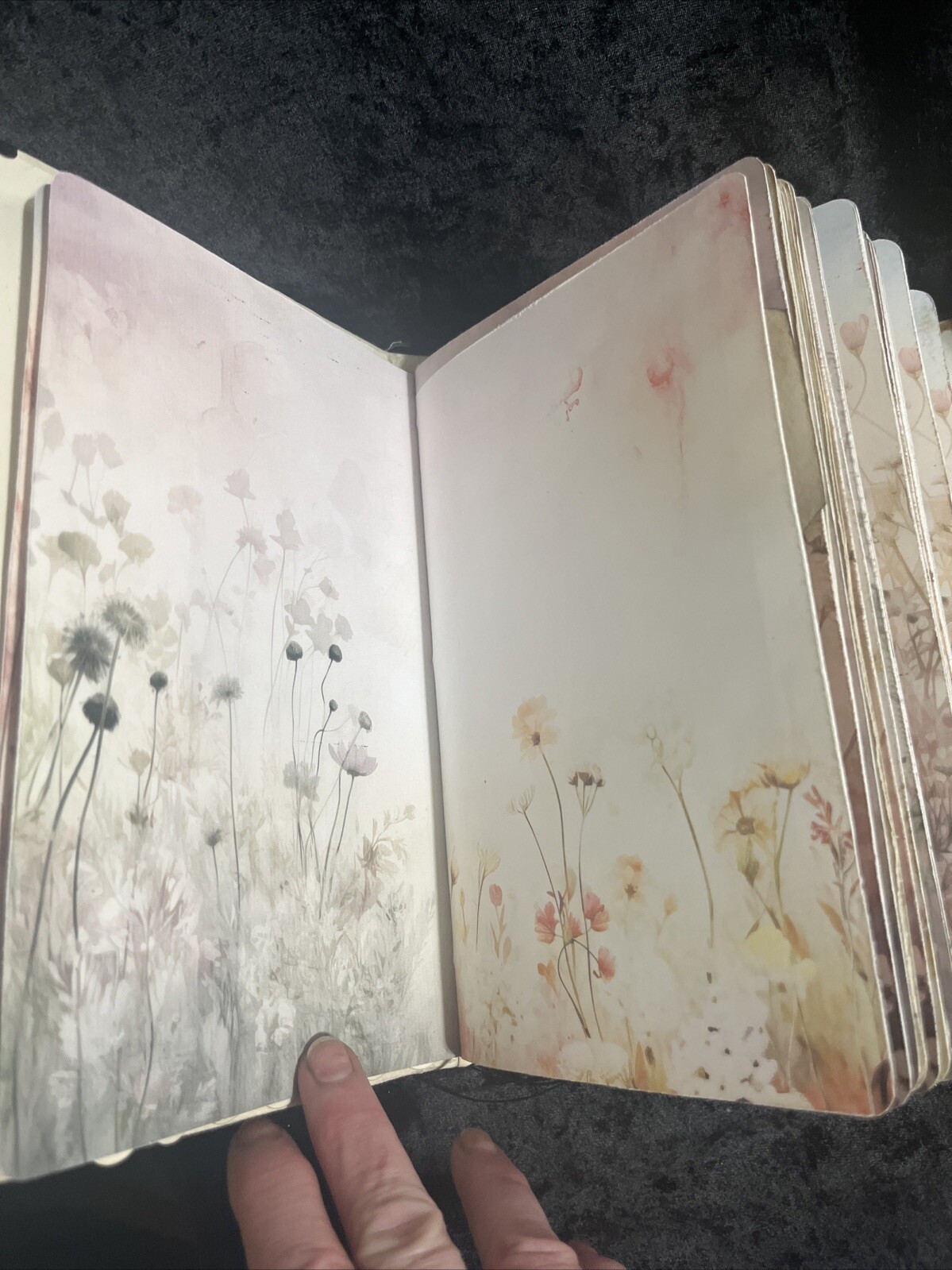 Journal Handmade Wildflowers Corner Protectors Book Label Plate