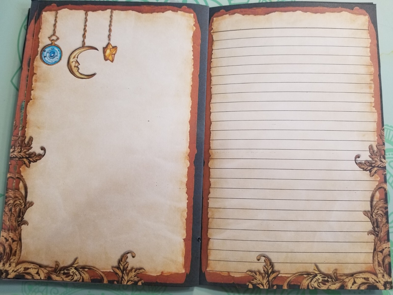 Junk Journal Booklet “MAGICAL NIGHT” Woodland HANDMADE Cards, Pockets + More!