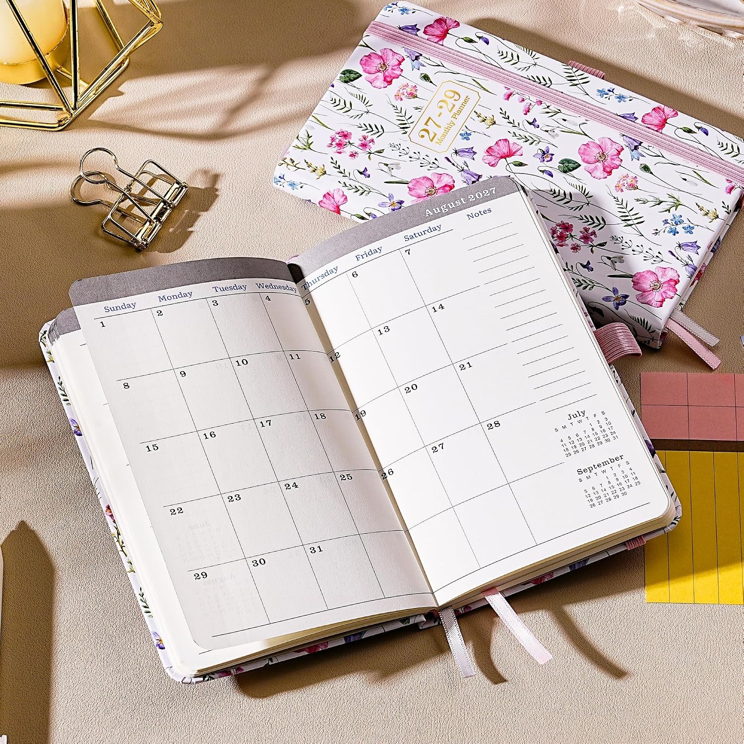 Pocket Calendar 2027-2029 – 3 Year Monthly Planner 2027-2029, January 2027 –