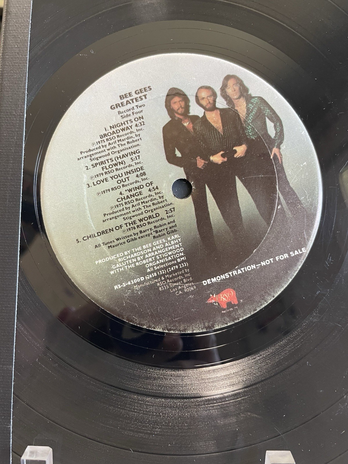 Bee Gees Greatest Vinyl Record Covered Lined Journal /Notebook – 5.5 x 8.25 NEW